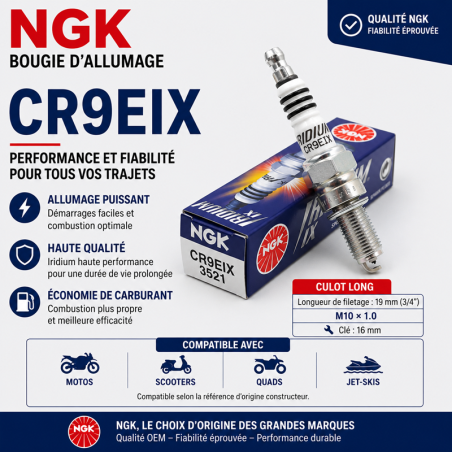 NGK CR9EIX - Iridium