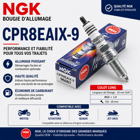 NGK CPR8EIX-9 - Iridium