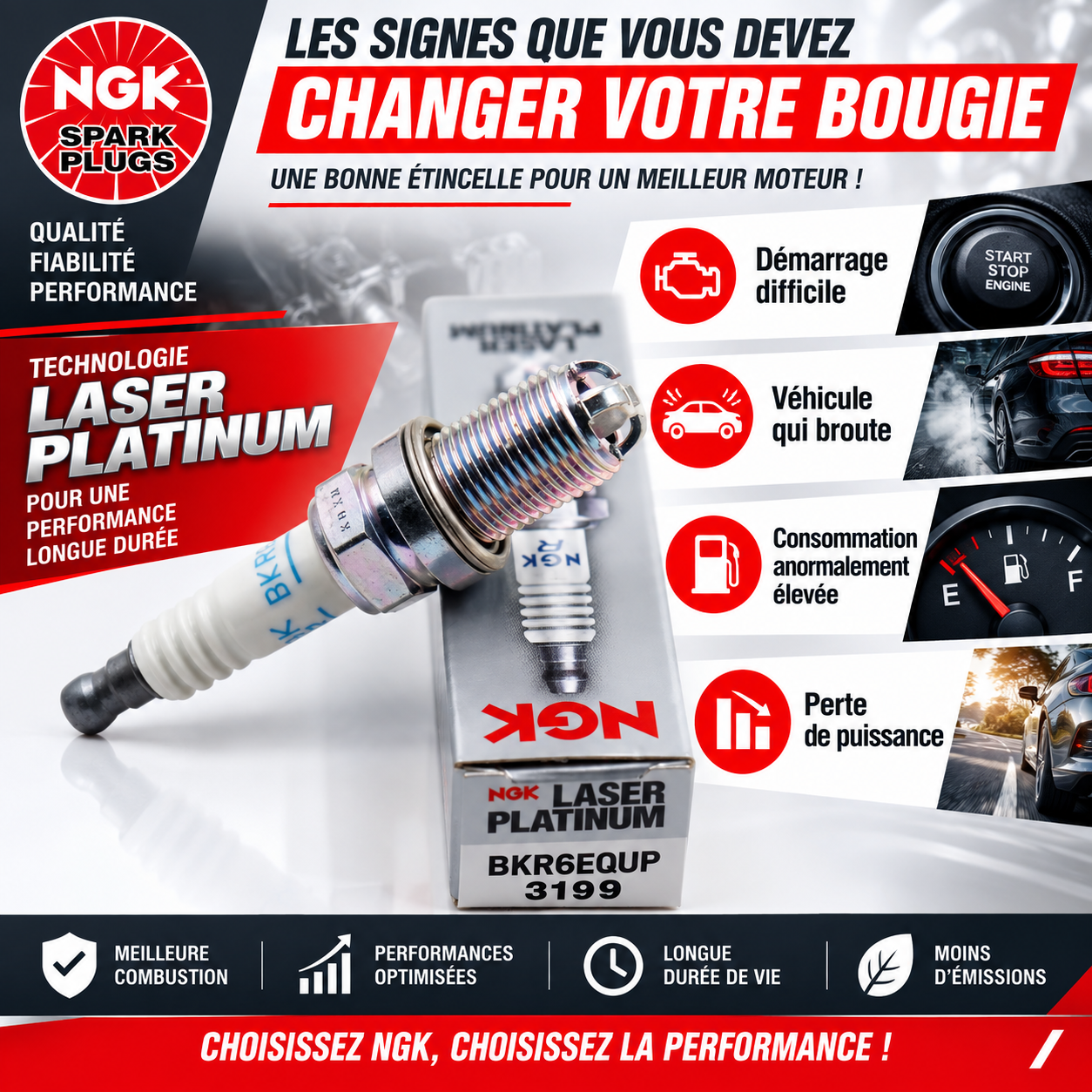 NGK BKR6EQUP A2
