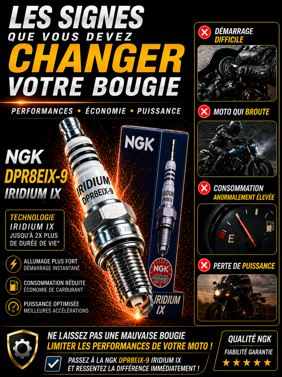 NGK DPR8EIX-9 SIGNES