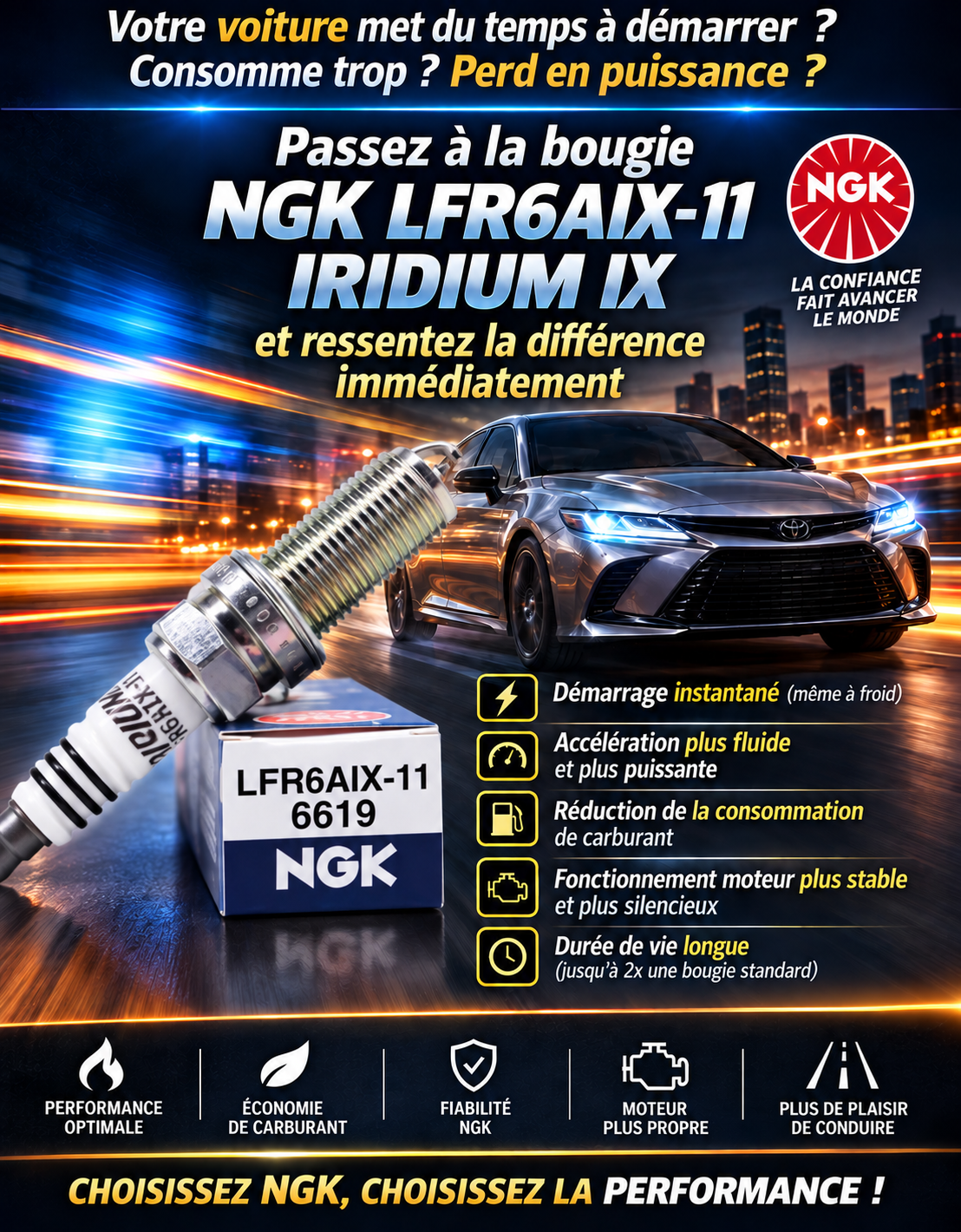NGK LFR6AIX-11 A1