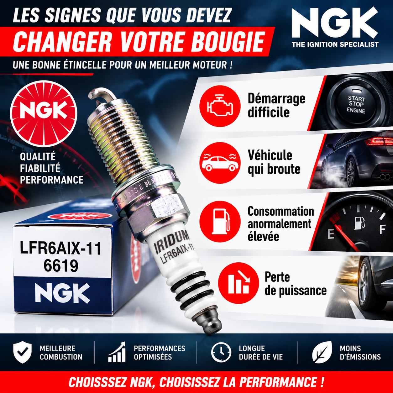 NGK LFR6AIX-11 A2